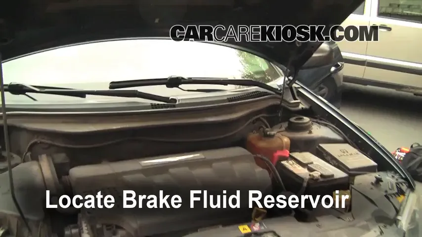 2004 Chrysler Pacifica 3.5L V6 Brake Fluid Check Fluid Level